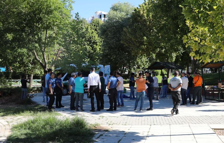 Uzman Çavuş, parkta başından vurulmuş halde ölü bulundu