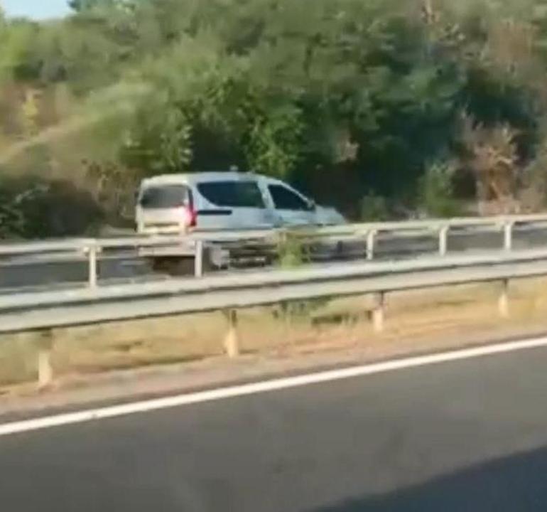 Silivride ters yönde kilometrelerce giden sürücüye ceza