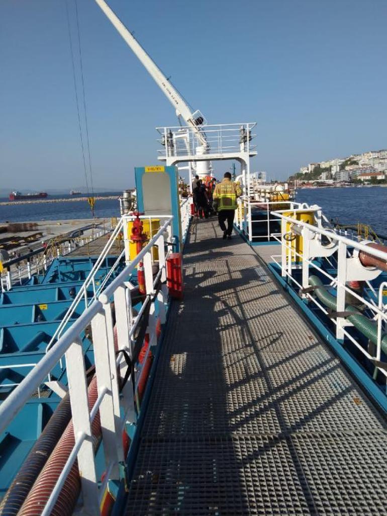 Geminin kazanında, tamir sırasında patlama: 2 yaralı