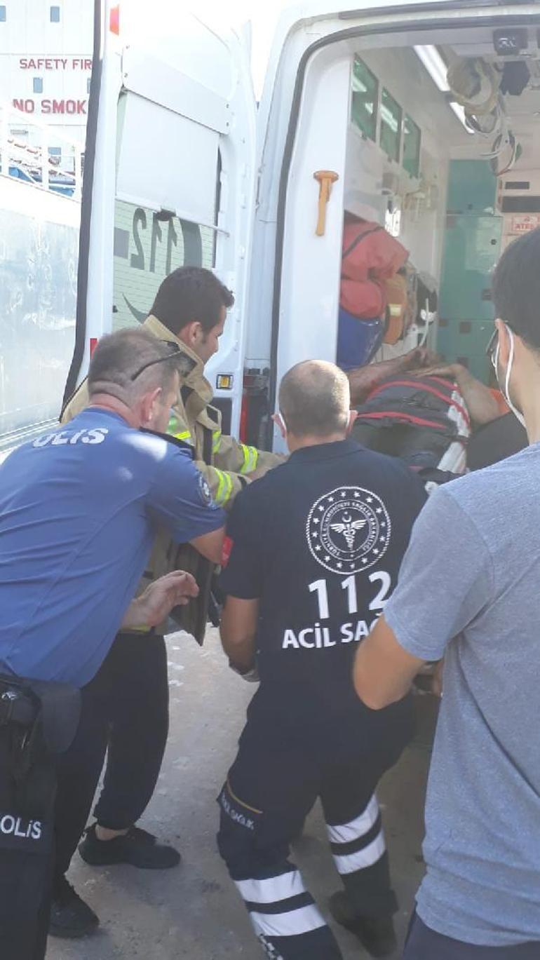 Geminin kazanında, tamir sırasında patlama: 2 yaralı