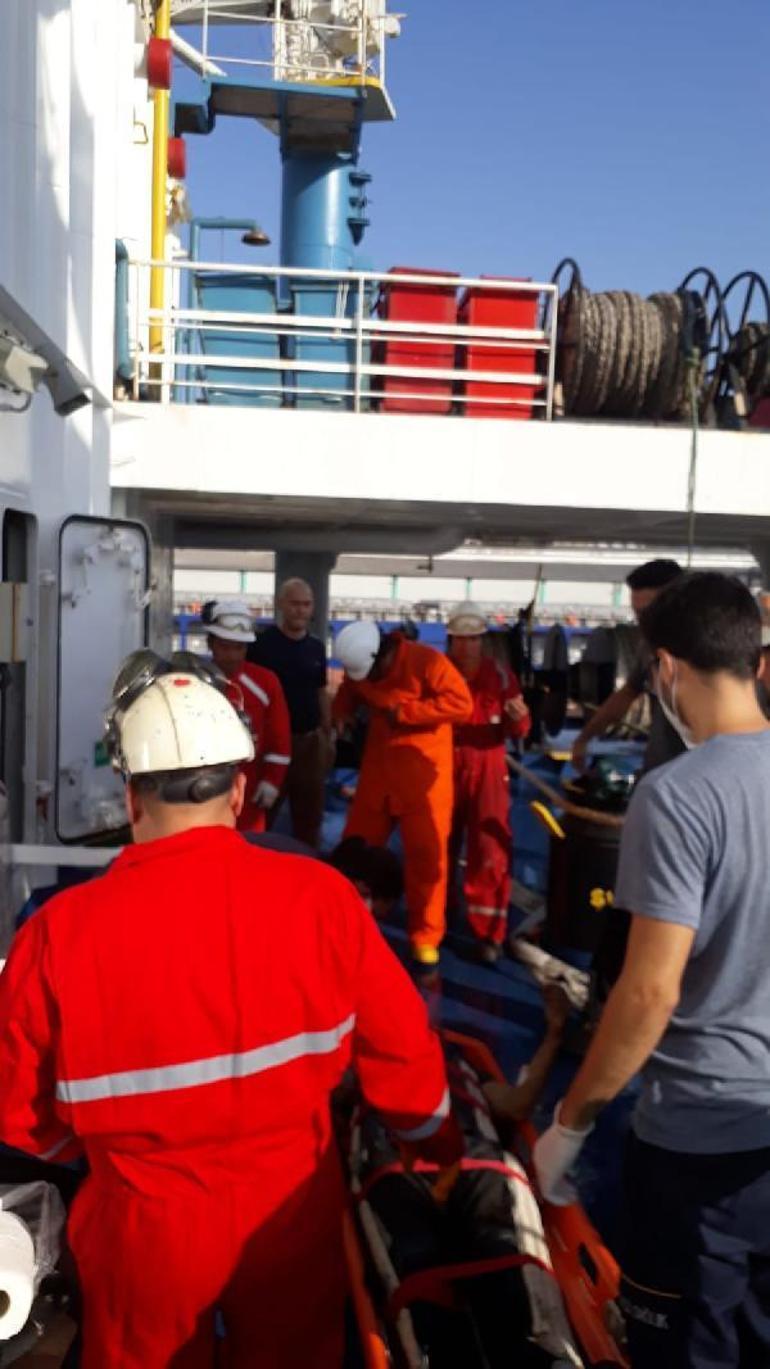 Geminin kazanında, tamir sırasında patlama: 2 yaralı