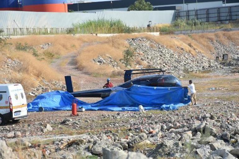 İzmirde helikopter kazası; pilot ve yardımcı pilot yaralandı