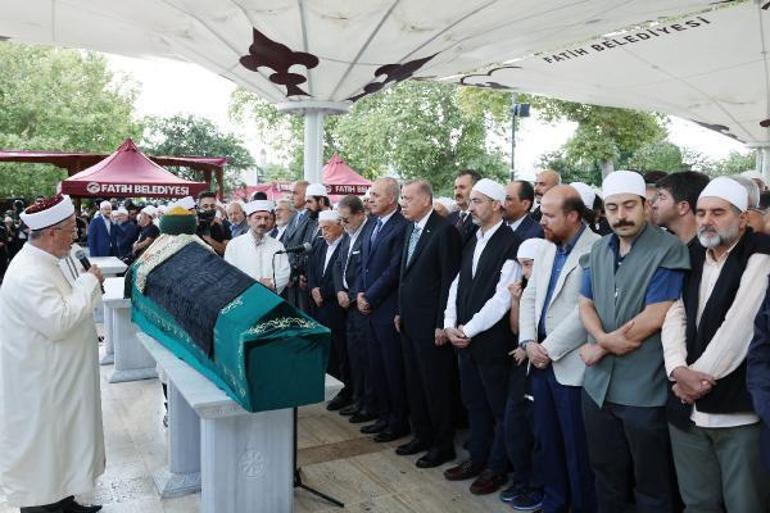 Cumhurbaşkanı Erdoğan, İnançerin cenaze törenine katıldı