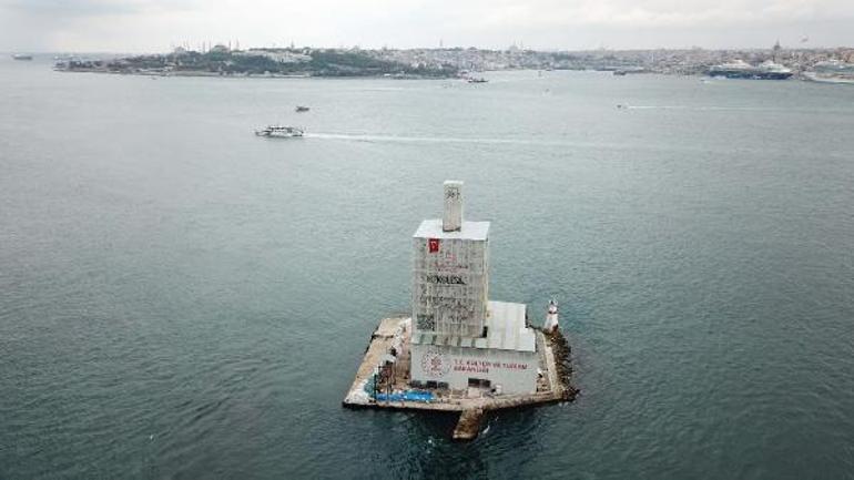 Kız Kulesinde incelemede bulunan Prof. Dr. Ahunbay: Sökülmesi gereken kısım sökülmüş