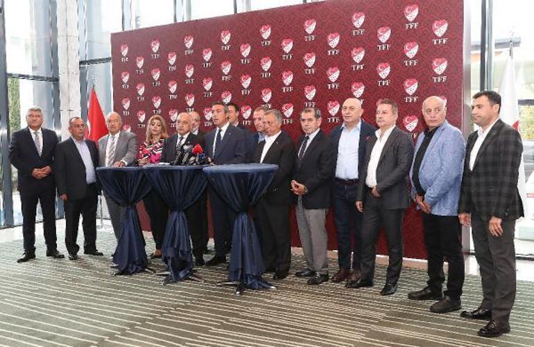 Kulüpler, teknik adamlar ve futbolculardan TFFye geçmiş olsun ziyareti