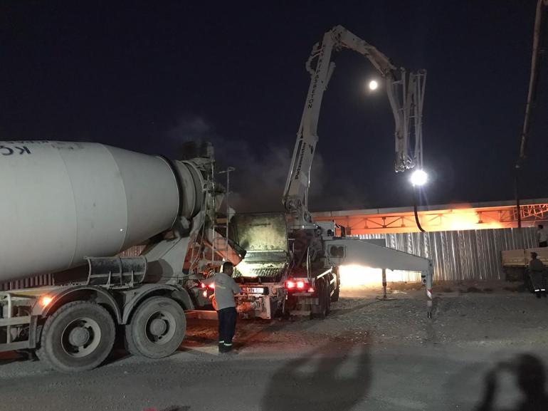 Kahramanmaraşta atık kağıt deposunda yangın