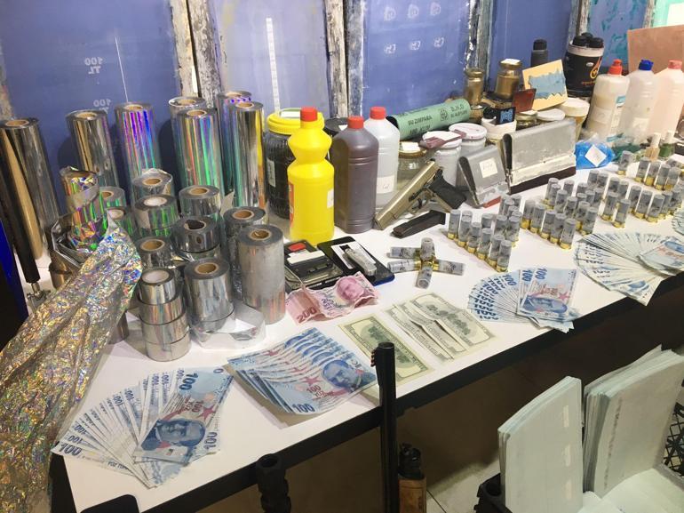 Çiftlik kurup, sahte para basan çeteye dava