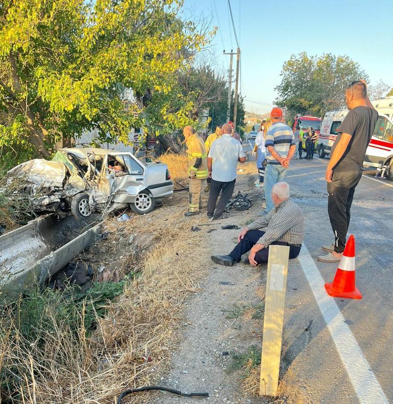 İki otomobilin çarpıştığı kazada 1 sürücü öldü, alkollü diğer sürücü yaralı