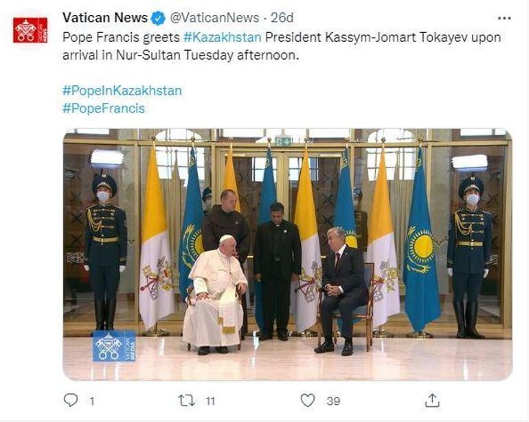 Papa Francis, Kazakistan’da