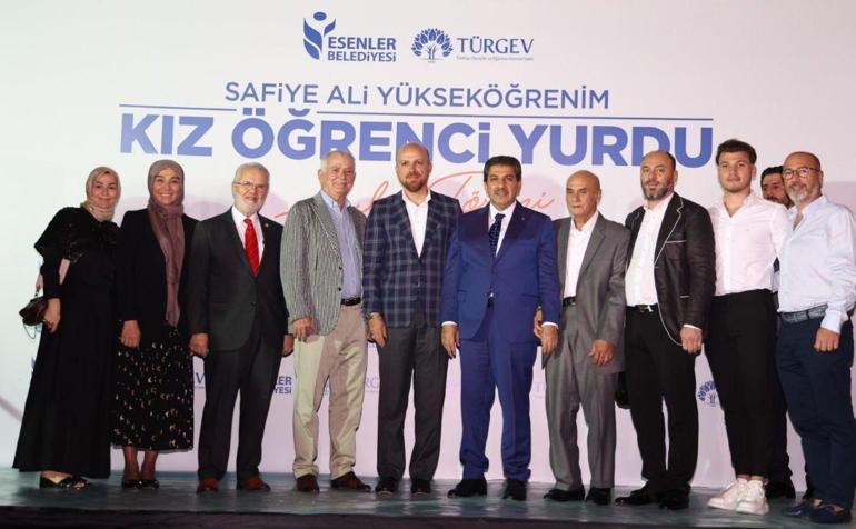 Esenlerde Bilal Erdoğanın katılımıyla kız öğrenci yurdu açıldı