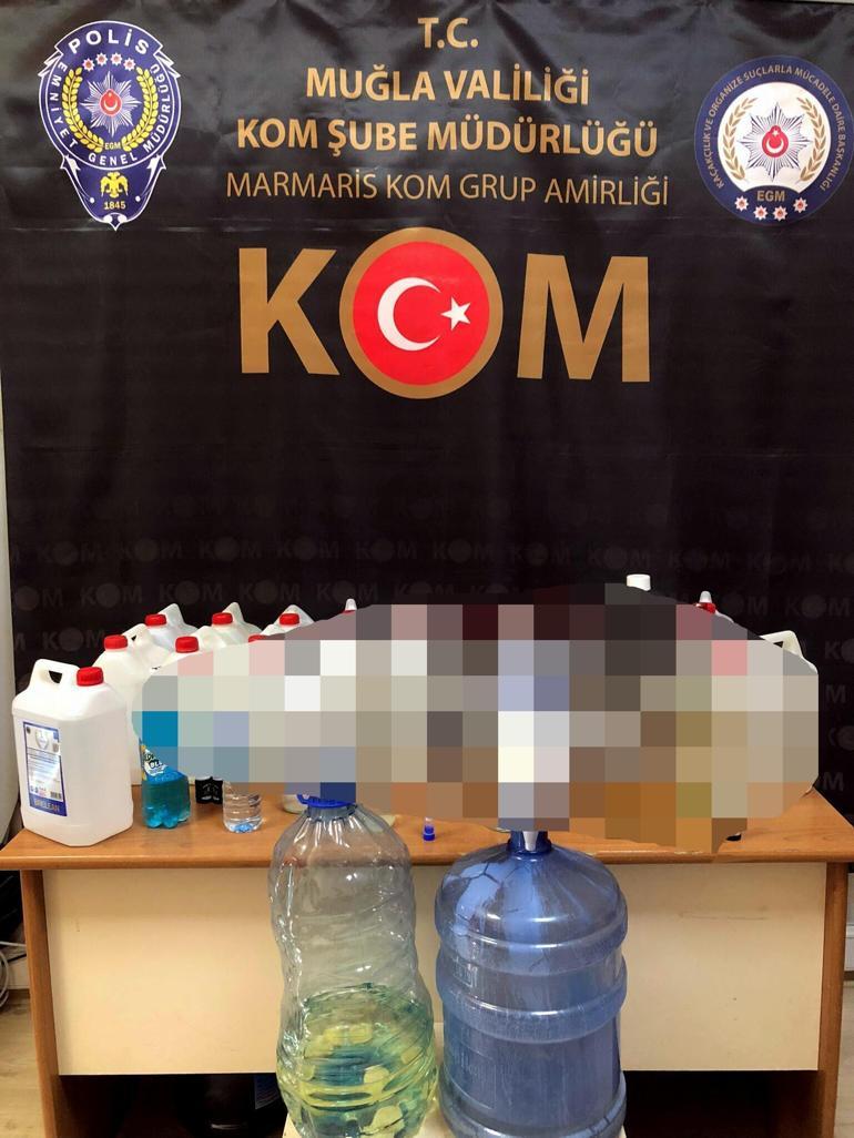 Muğlada, Zincir operasyonunda 15 gözaltı