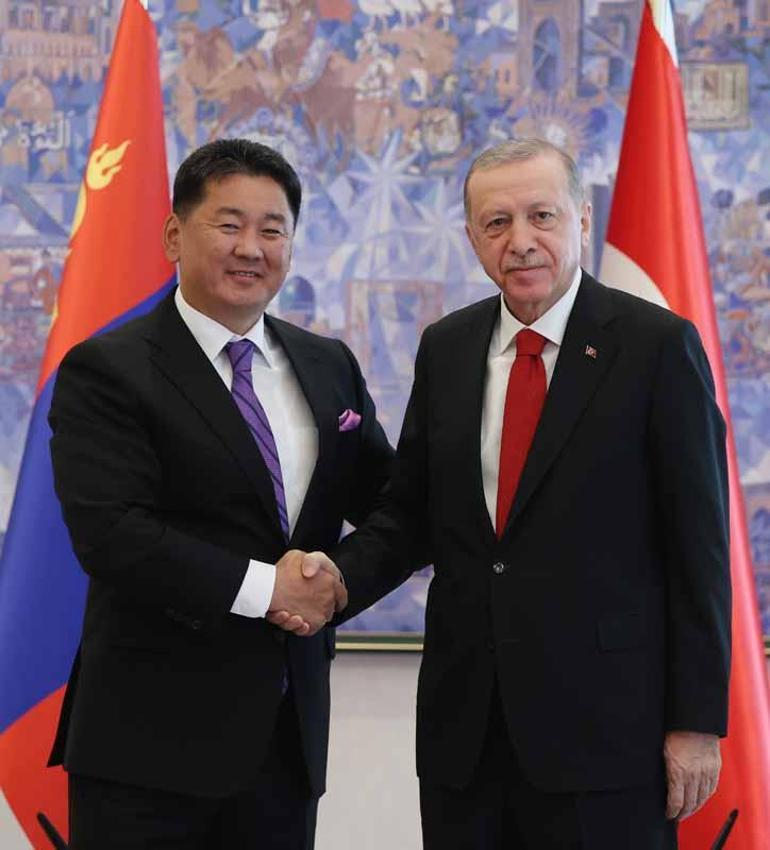 Erdoğan, Çin ve Moğolistan lideriyle görüştü