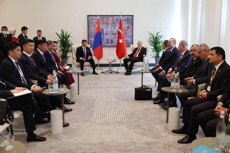 Erdoğan, Çin ve Moğolistan lideriyle görüştü