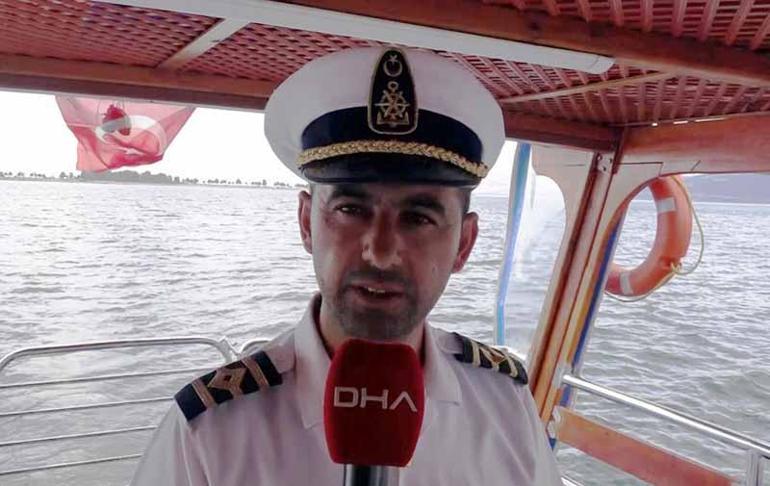 Eğirdir Gölünde ‘çevreci tekne’ ile gezinti