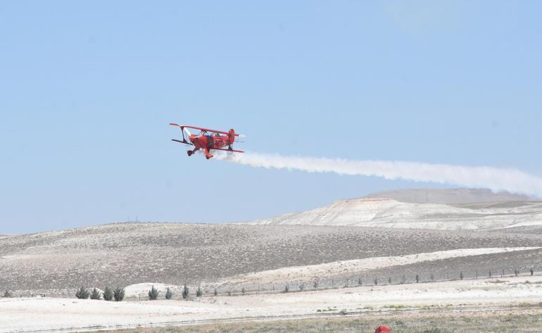 Eskişehir’de akrobasi heyecanı