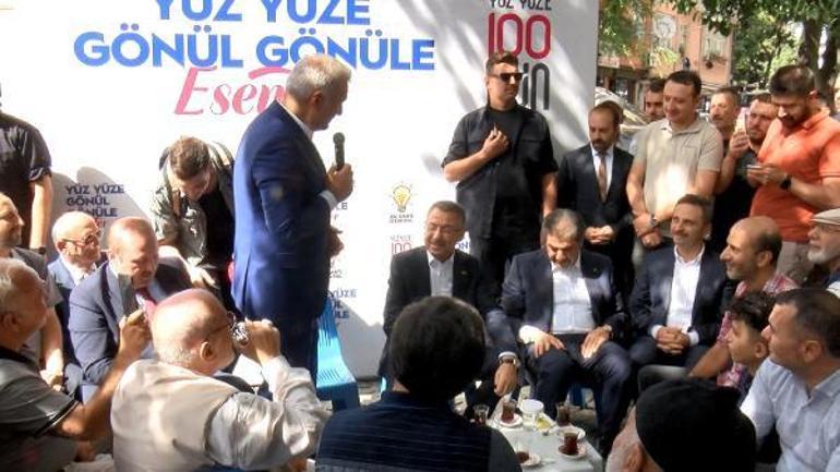 Cumhurbaşkanı Yardımcısı Oktay, Esenlerde bir dizi programa katıldı