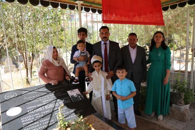 Kaymakam Karaaslan, makam aracını sünnet olan şehit oğluna tahsis etti