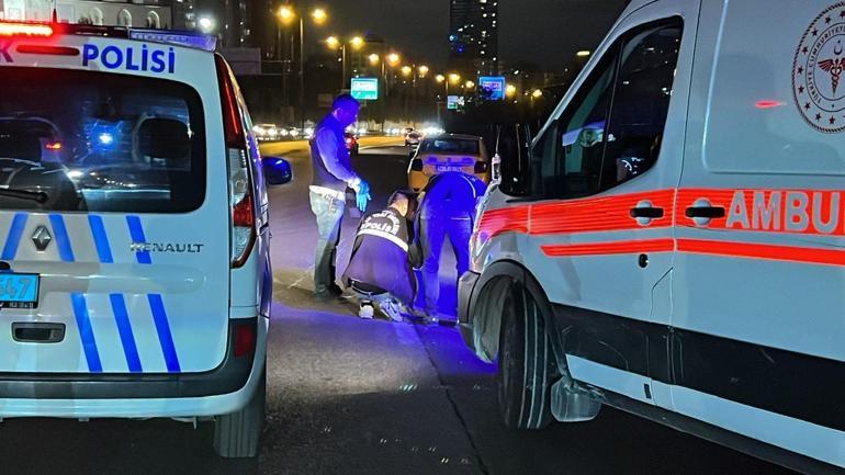 TEM Otoyolunda taksinin çarptığı yaya hayatını kaybetti