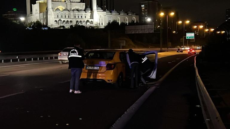 TEM Otoyolunda taksinin çarptığı yaya hayatını kaybetti