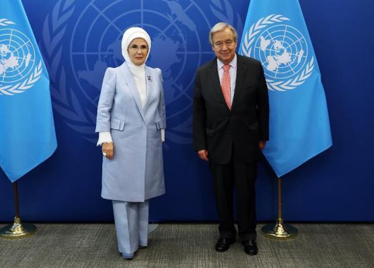 Guterres ve Emine Erdoğan, ‘Sıfır Atık Projesi’ için iyi niyet beyanı imzaladı