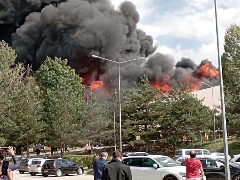 Atatürk Üniversitesi yemekhanesinde yangın