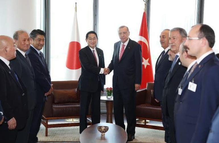 Cumhurbaşkanı Erdoğan, Japonya Başbakanı Kishida’yı kabul etti