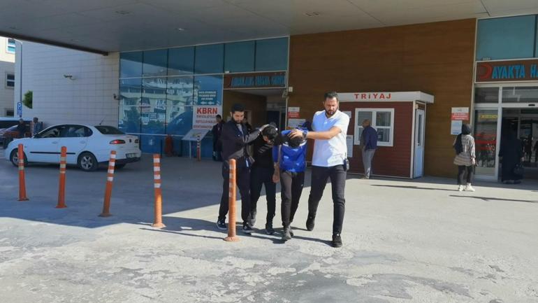 Parasını alamadığı iddiasıyla iş yerini basan palalı saldırgan yakalandı