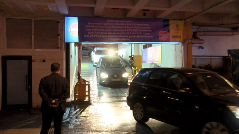 İstanbul’un ilk katlı otoparkı bugün itibarıyla kapatıldı