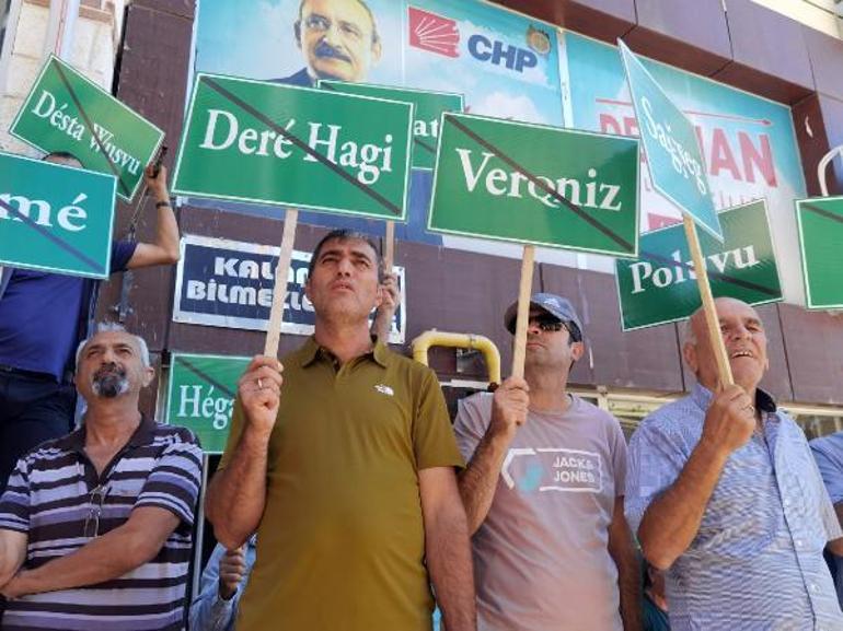 Tuncelide köylülerden katı atık tesisi protestosu