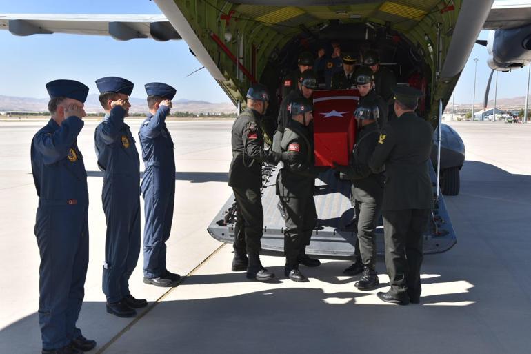 Şehit Astsubay Ataş’ın cenazesi Elazığ’a getirildi