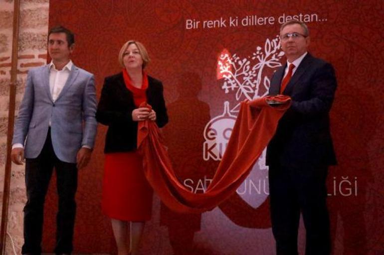 Edirne Kırmızısı Hasat Şenliğinde kırmızılı keman ve semazen gösterisi