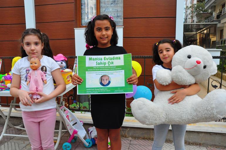 Çocuklar, SMA hastası İrem Nura destek için oyuncaklarını sattı