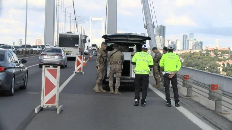 15 Temmuz Şehitler Köprüsünde intihar girişimi trafiği kilitledi