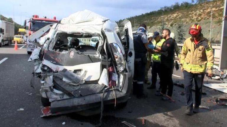 Yavuz Sultan Selim köprüsü girişinde zincirleme kaza: 5 yaralı