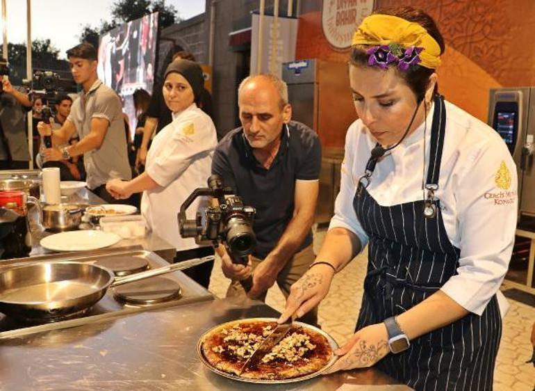 Şef Ebru Baybara Demir, Sur Kültür Yolu Festivali’ni isfire ile tatlandırdı