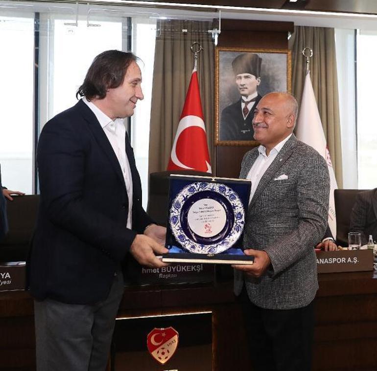 1inci Lig Kulüpler Birliğinden TFF Başkanı Mehmet Büyükekşiye ziyaret