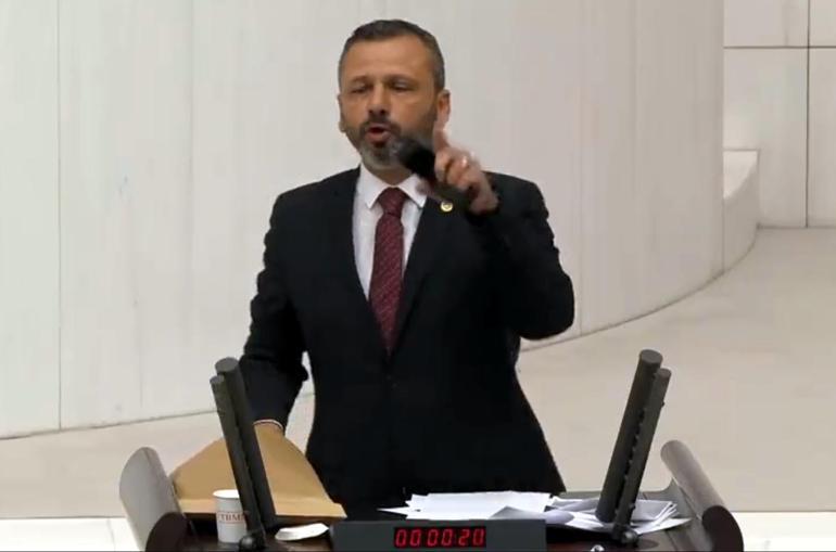 TBMMde çekiçli protesto