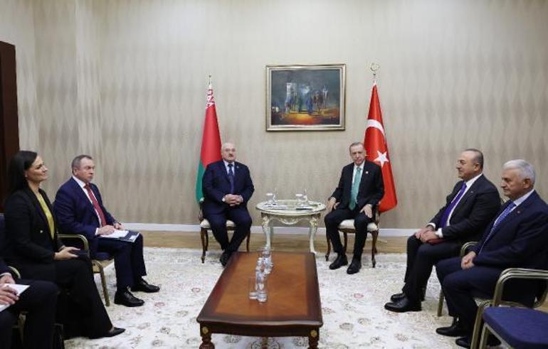 Cumhurbaşkanı Erdoğan, Belarus Devlet Başkanı ile görüştü