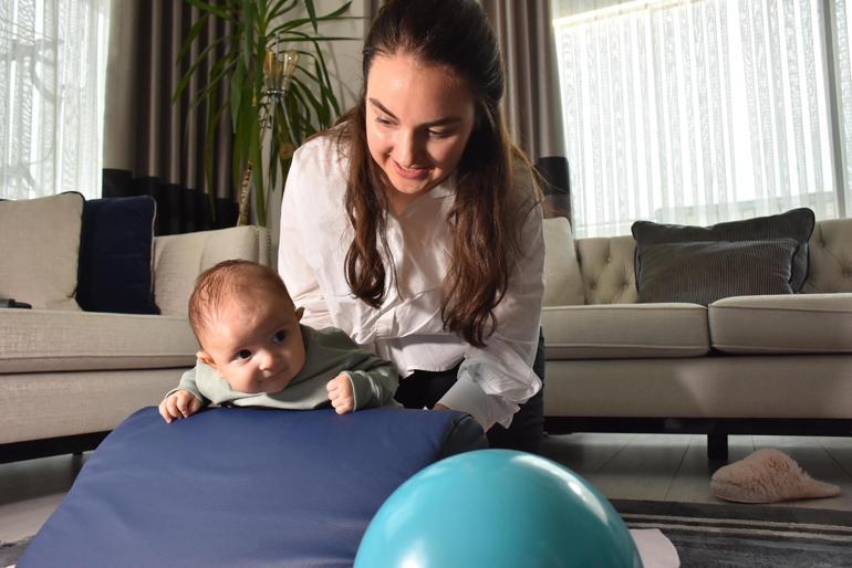 Topuktan alınan kan ile erken tanı konan ilk bebek Pera, SMA ile savaşıyor