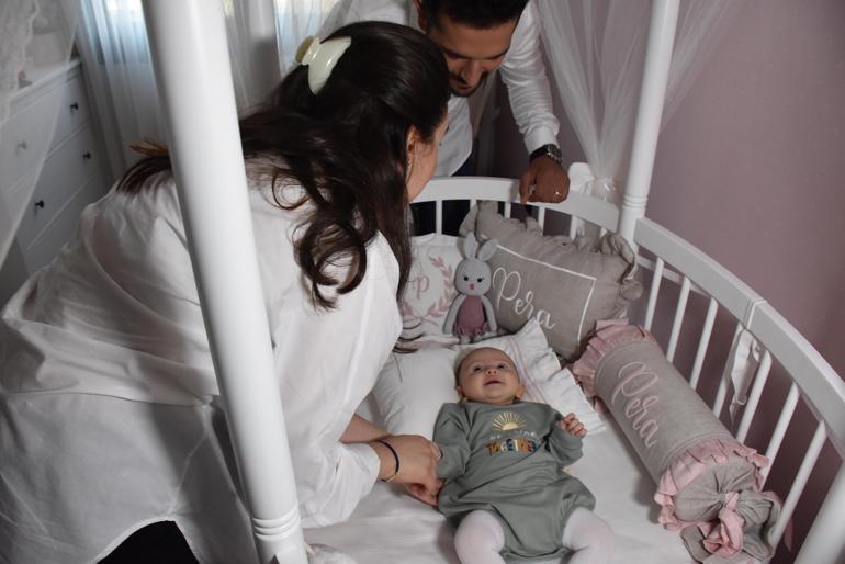 Topuktan alınan kan ile erken tanı konan ilk bebek Pera, SMA ile savaşıyor