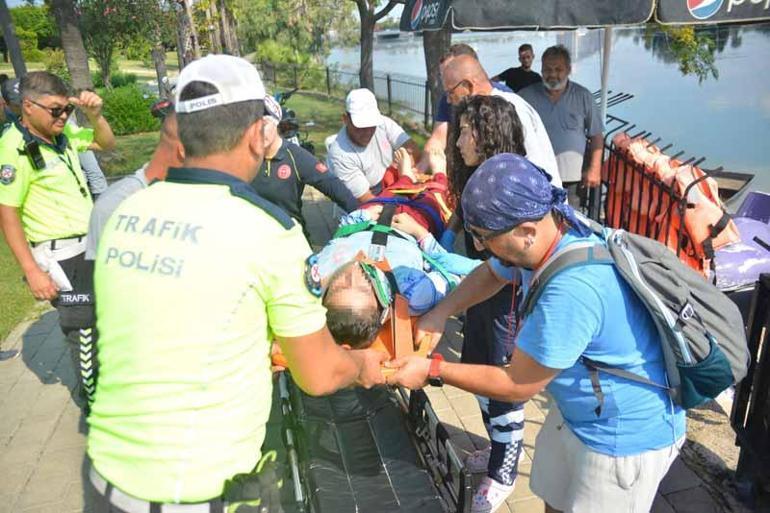 İntihar girişiminde bulunan Zeynepi deniz bisikletçisi kurtardı