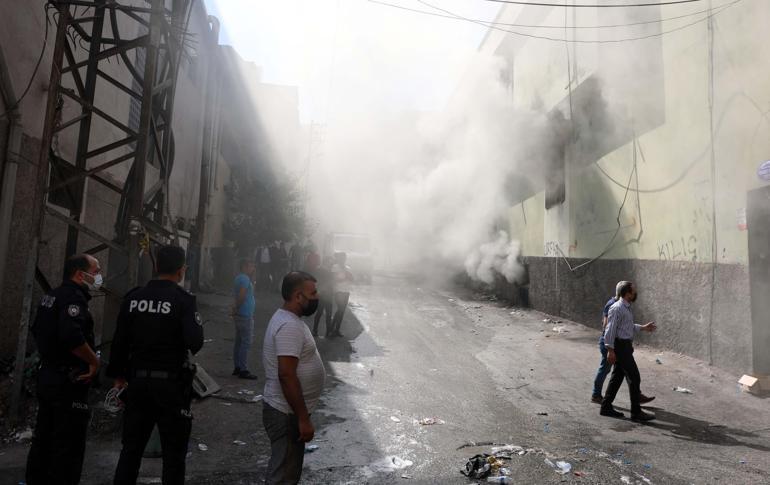 Gaziantep’te iplik atölyesinde yangın