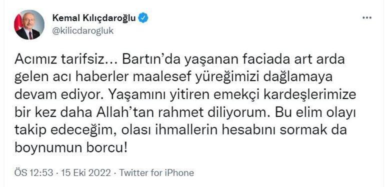 Bartındaki maden faciasında can kaybı 41 oldu