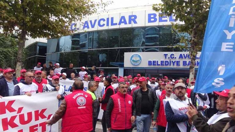 Avcılar Belediyesinde grev başladı