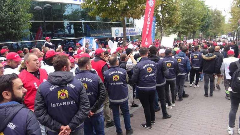 Avcılar Belediyesinde grev başladı