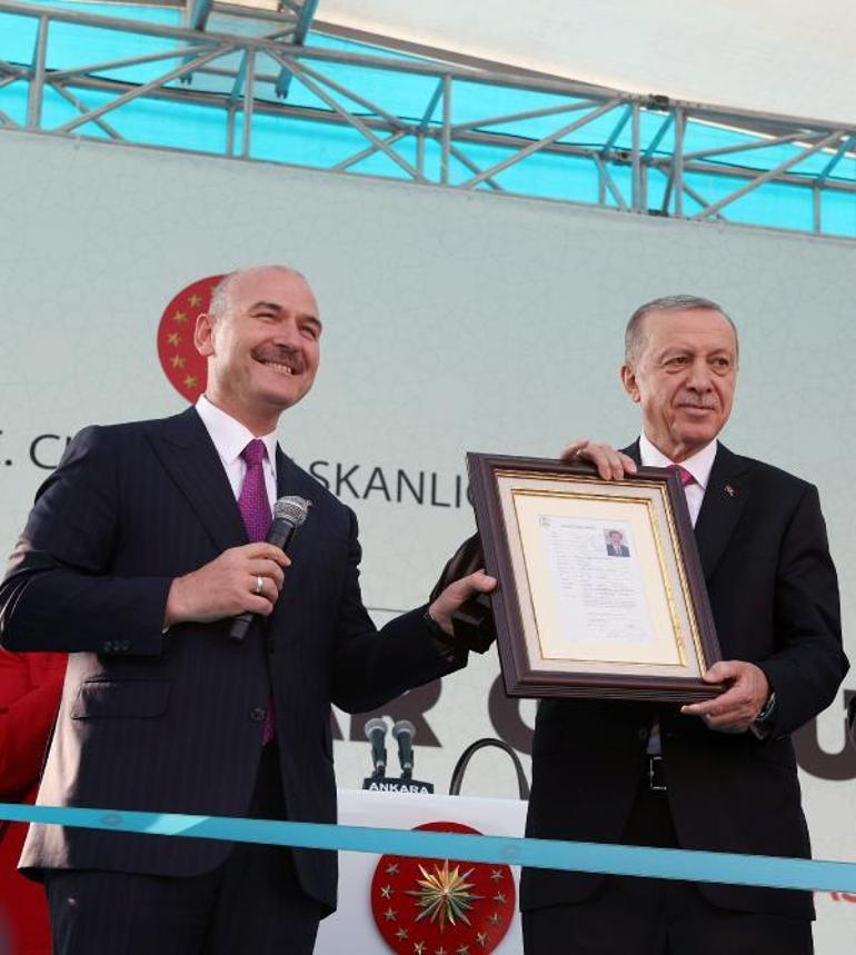 Cumhurbaşkanı Erdoğan Muhtarlar Evinin açılışına katıldı