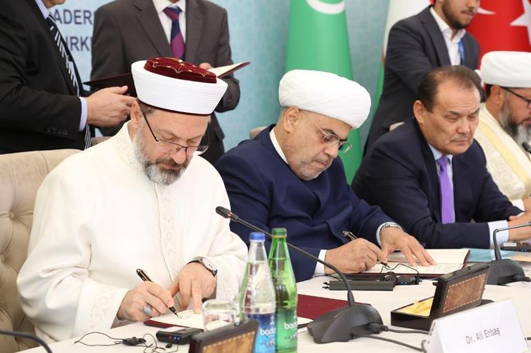 TDT üye ülkeleri Diyanet İşleri ve Dini İdare Başkanları arasında iş birliği protokolü imzalandı