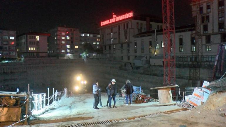 Küçükçekmecede duvarında çatlaklar oluşan üniversite binası boşaltıldı