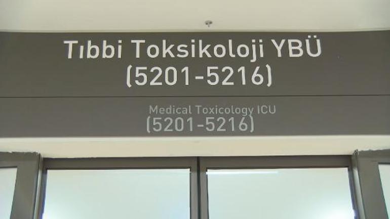 Zehirlenme vakalarına özel Türkiyenin tek yoğun bakım ünitesi Çam Sakura Şehir Hastanesinde açıldı