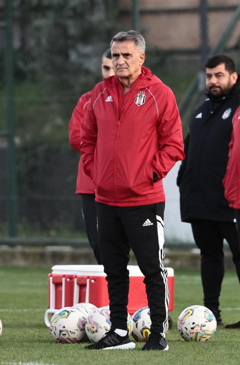 Şenol Güneş, Beşiktaş ile ilk antrenmanına çıktı